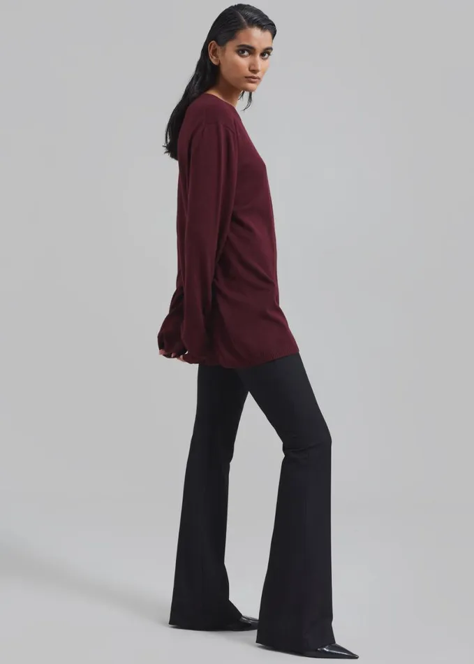 Clothing Women The Frankie Shop Charley Bootcut Pants 8211 Black