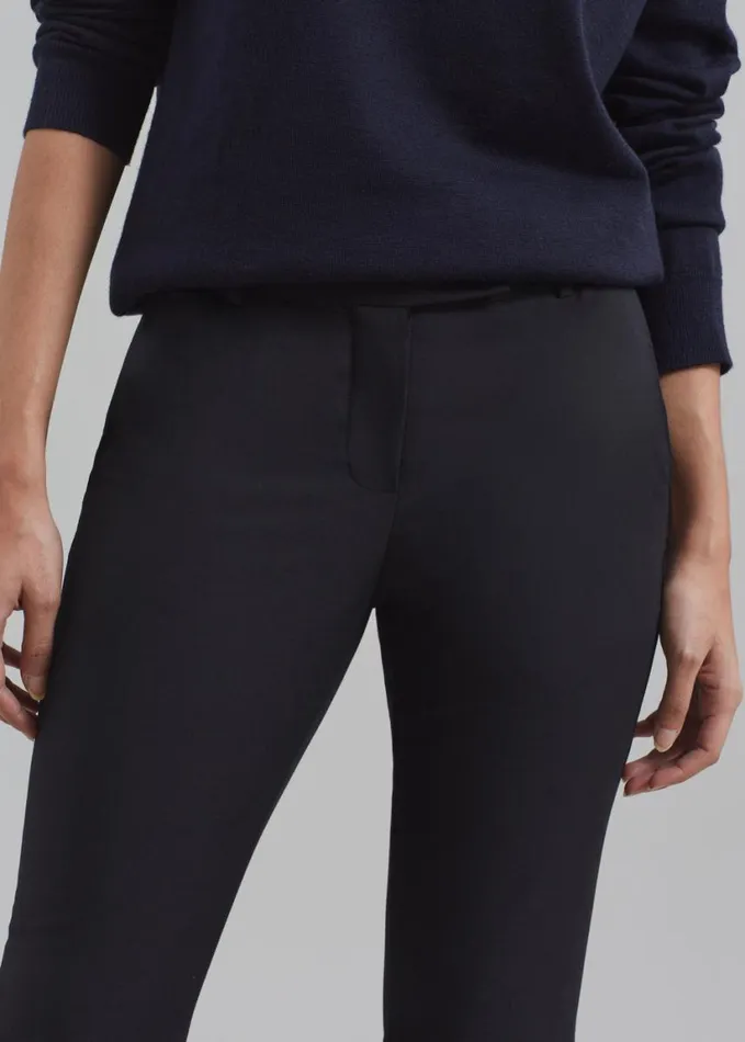 Clothing Women The Frankie Shop Charley Bootcut Pants 8211 Black