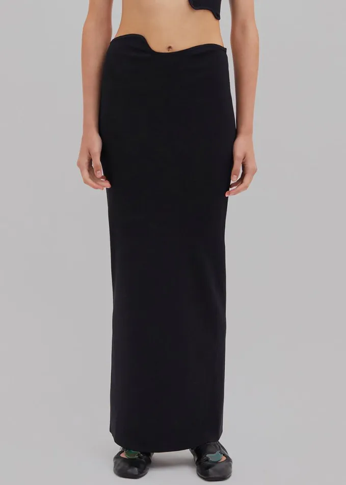 Clothing Women The Frankie Shop Christopher Esber Maparadita Midi Skirt 8211 Black