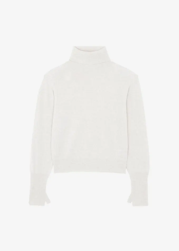Clothing Women The Frankie Shop Delia Wool Turtleneck 8211 Oat
