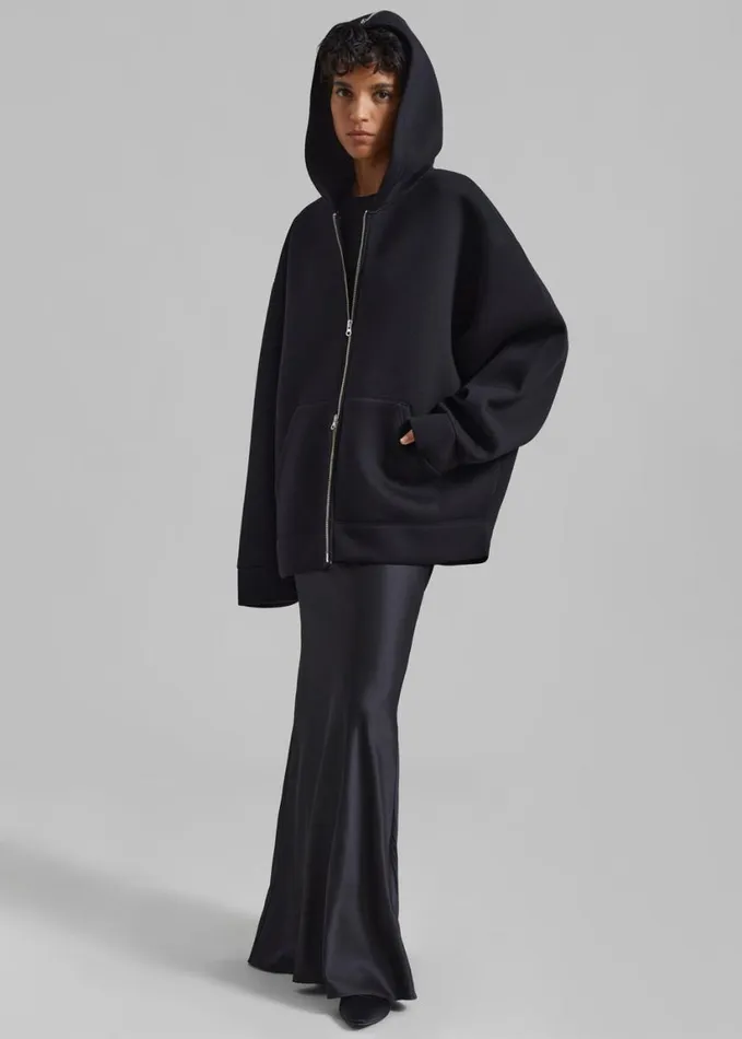 Clothing Women The Frankie Shop Denton Oversized Hoodie 8211 Black