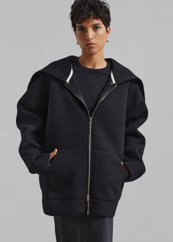 Clothing Women The Frankie Shop Denton Oversized Hoodie 8211 Black