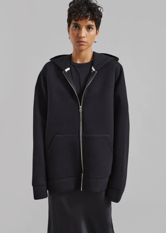 Clothing Women The Frankie Shop Denton Oversized Hoodie 8211 Black