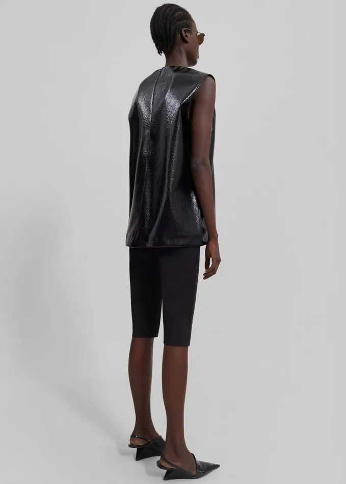 Clothing Women The Frankie Shop Desara Capri Leggings 8211 Black