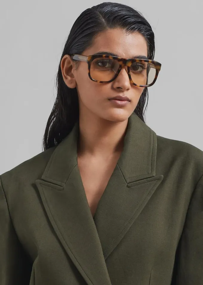 Clothing Women The Frankie Shop Devon Blazer 8211 Khaki