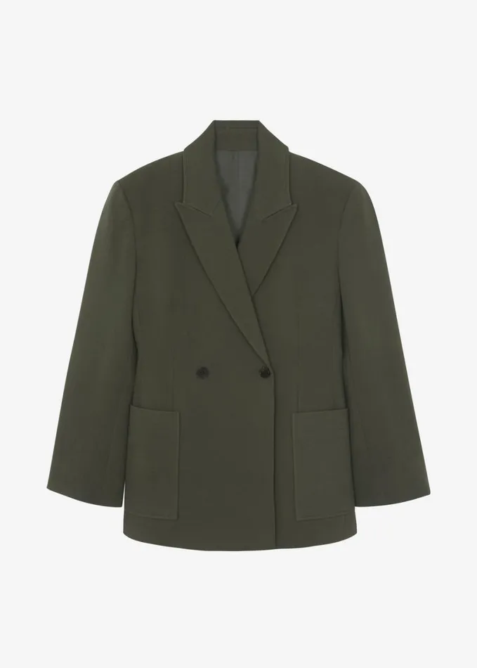 Clothing Women The Frankie Shop Devon Blazer 8211 Khaki