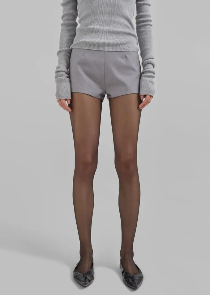 Clothing Women The Frankie Shop Isodora Hot Pants 8211 Grey