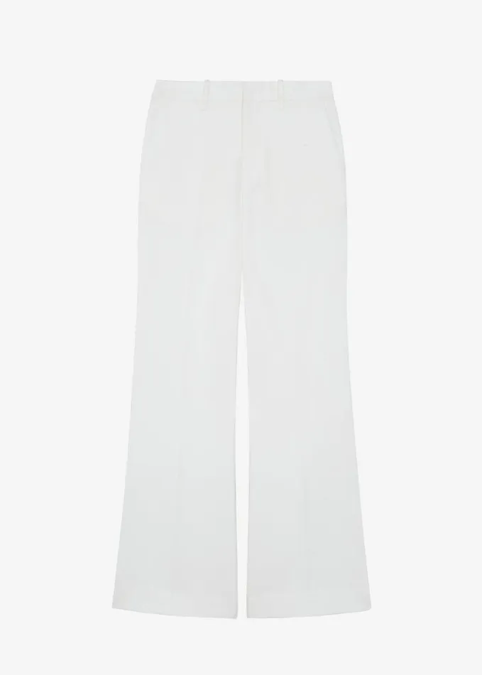 Clothing Women The Frankie Shop Katie Flared Pants 8211 Ivory