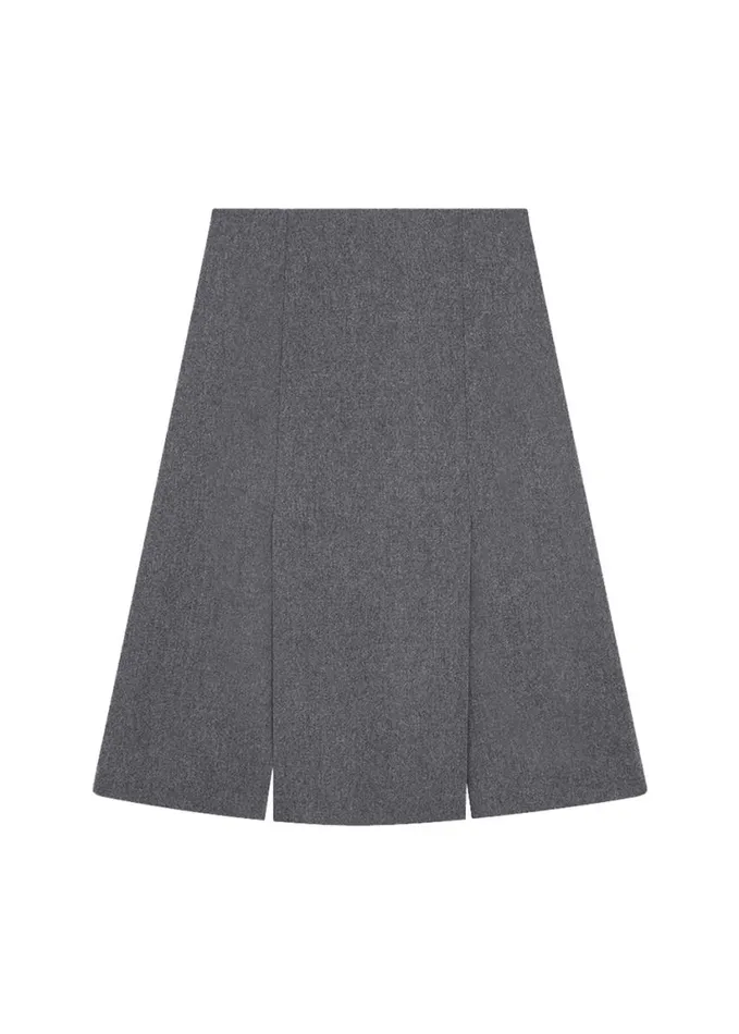 Clothing Women The Frankie Shop Loulou Studio Helmi Skirt 8211 Grey