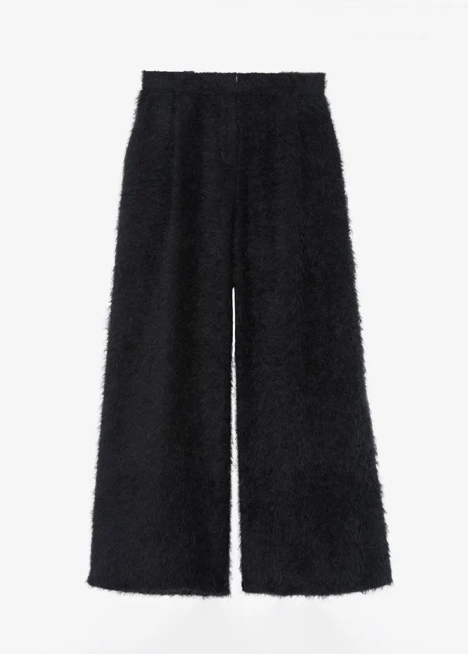 Clothing Women The Frankie Shop Millie Fluffy Pants 8211 Black
