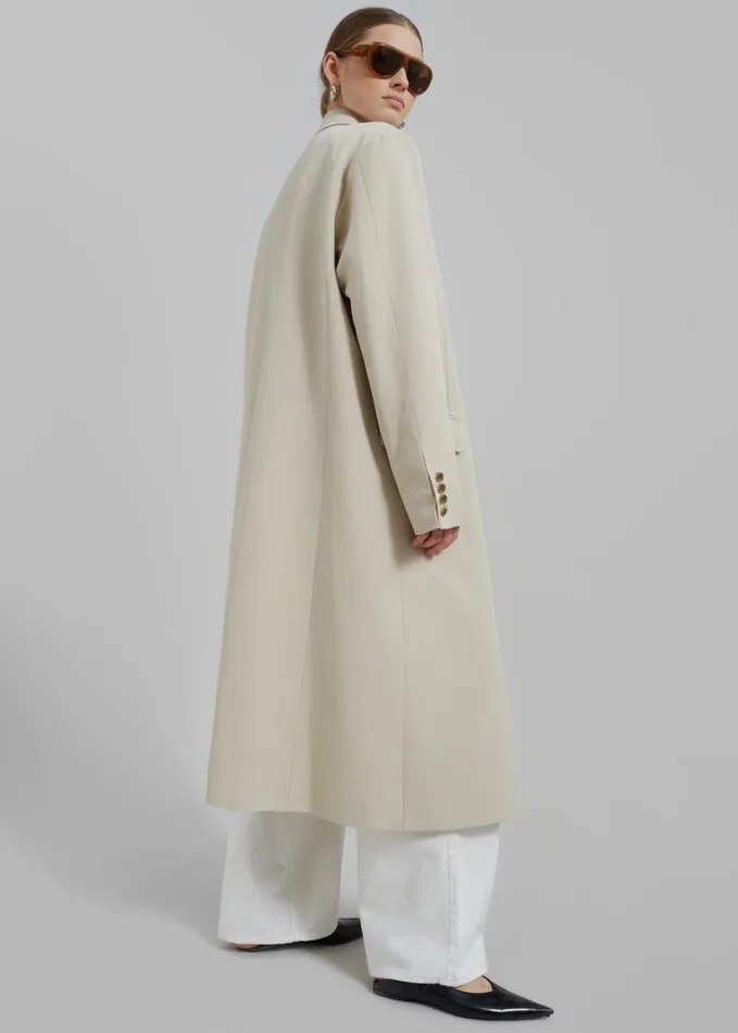 Clothing Women The Frankie Shop Nadetta Coat 8211 Beige