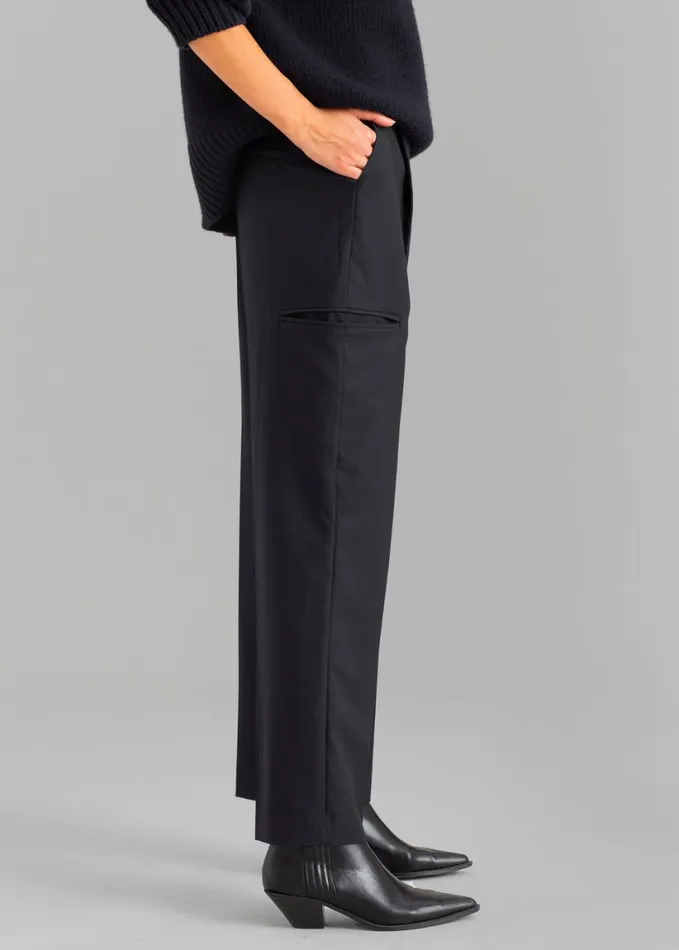 Clothing Women The Frankie Shop Robin Cargo Pants 8211 Black