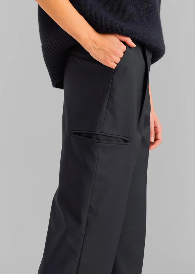 Clothing Women The Frankie Shop Robin Cargo Pants 8211 Black