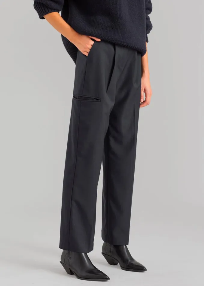 Clothing Women The Frankie Shop Robin Cargo Pants 8211 Black