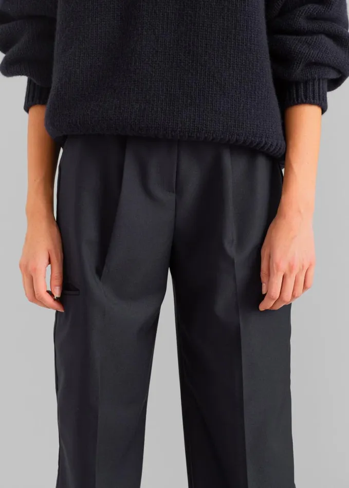 Clothing Women The Frankie Shop Robin Cargo Pants 8211 Black