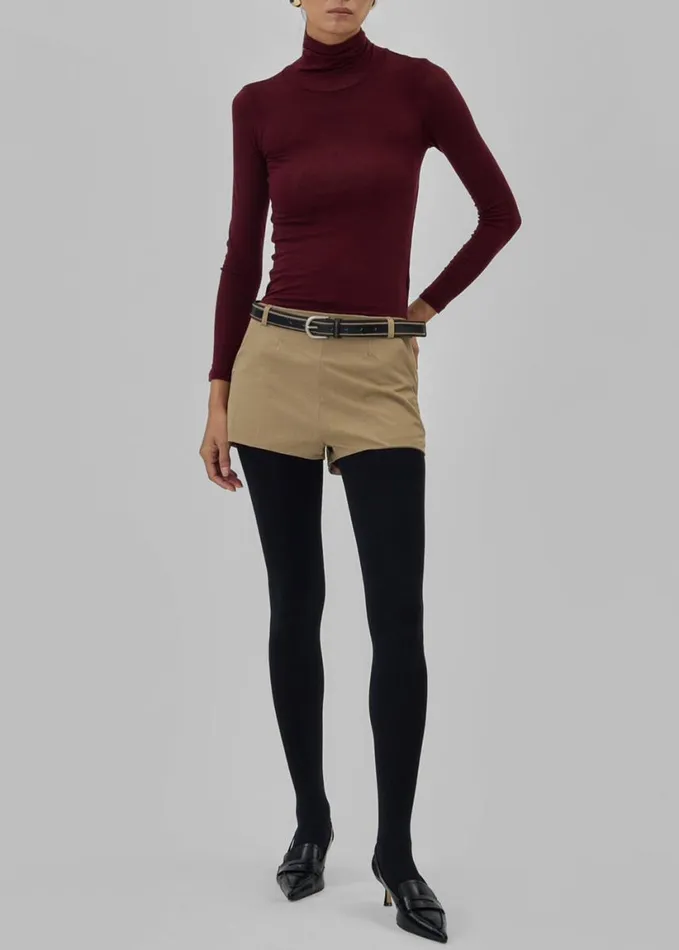 Clothing Women The Frankie Shop Rolen Hot Pants 8211 Beige