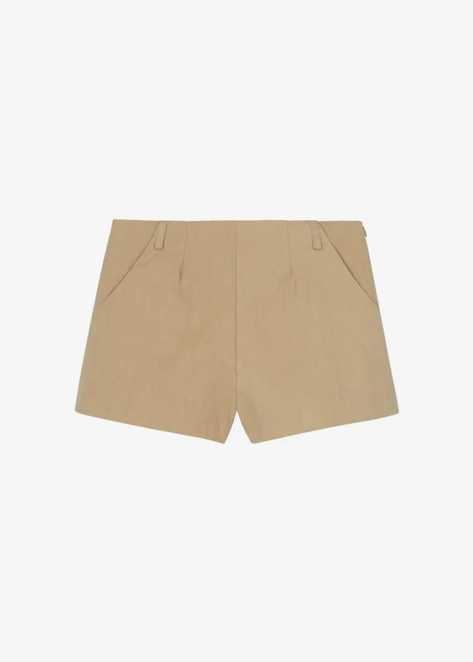 Clothing Women The Frankie Shop Rolen Hot Pants 8211 Beige