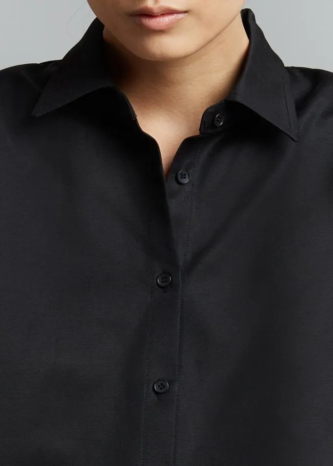 Clothing Women The Frankie Shop Sabi Blouse 8211 Black