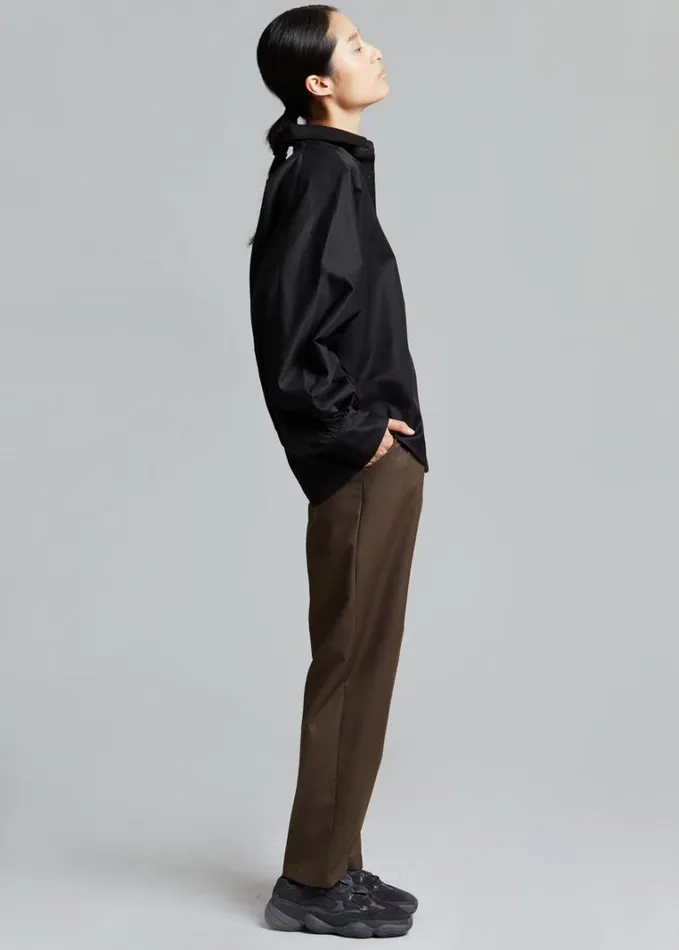 Clothing Women The Frankie Shop Sabi Blouse 8211 Black