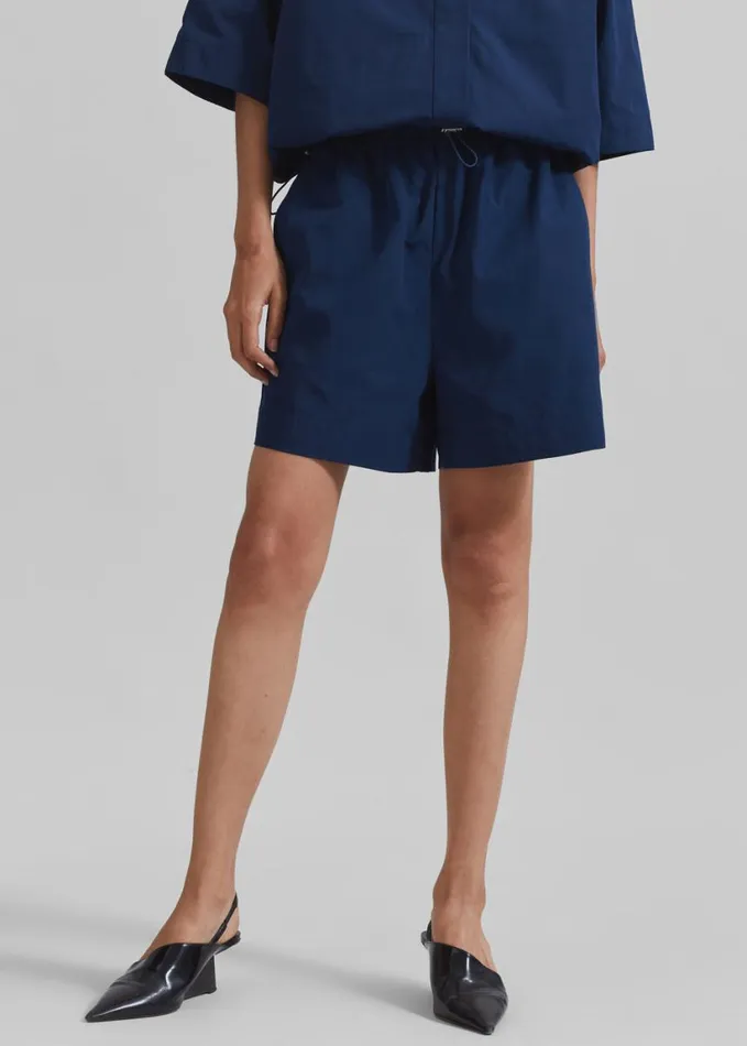 Clothing Women The Frankie Shop Samse Samse Salulu Shorts 8211 Pageant Blue