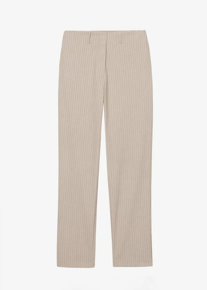 Clothing Women The Frankie Shop Stasia Pants 8211 Beige Stripe