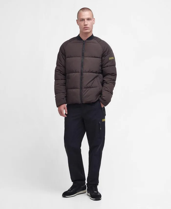 Cluny Quilted Jacket Bitter Chocolate Men Barbour Quilted Jackets