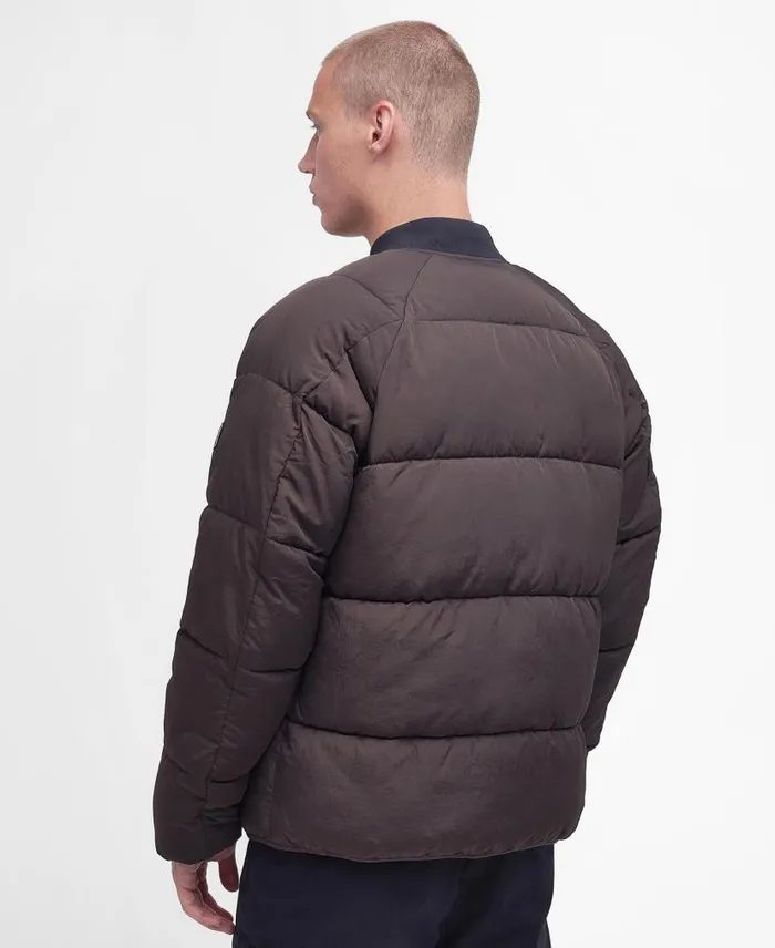 Cluny Quilted Jacket Bitter Chocolate Men Barbour Quilted Jackets
