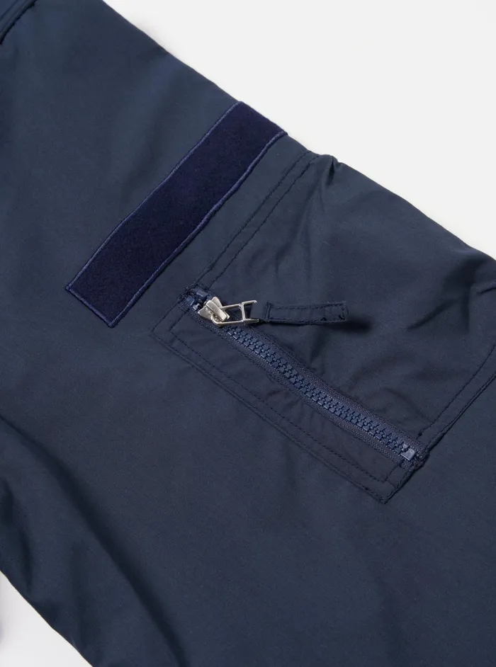 Coats and Outerwear Men Universal Works Universal Works Beach Parka Ii In Navy MeltonRecycled Polytech