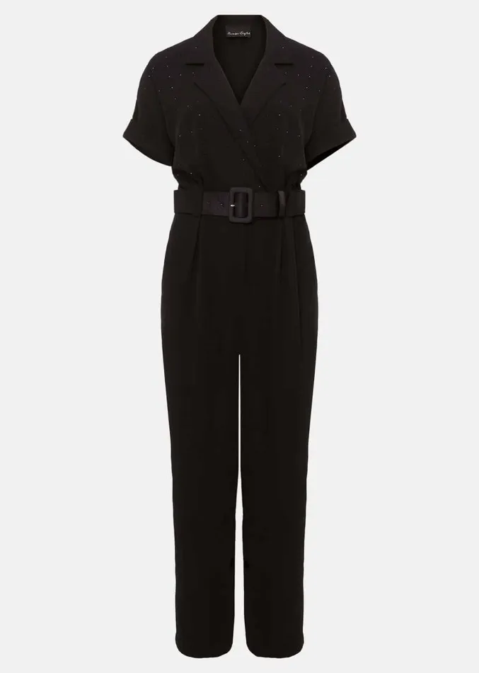 Constance Black Wide Leg Jumpsuit Black Women Phase Eight Dresses