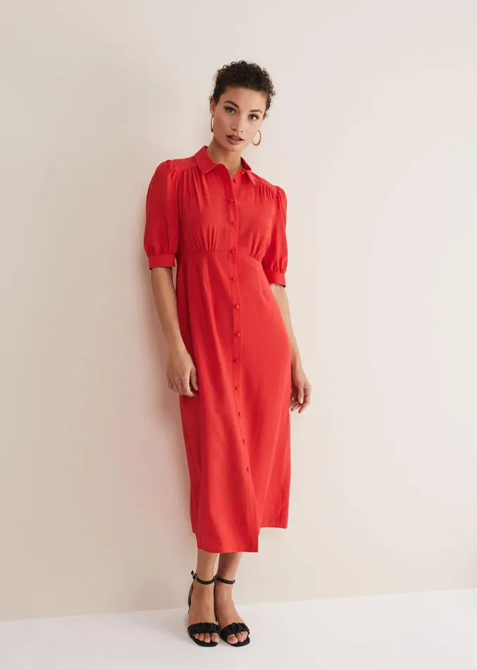 Cosette Dress Red Women Phase Eight Dresses