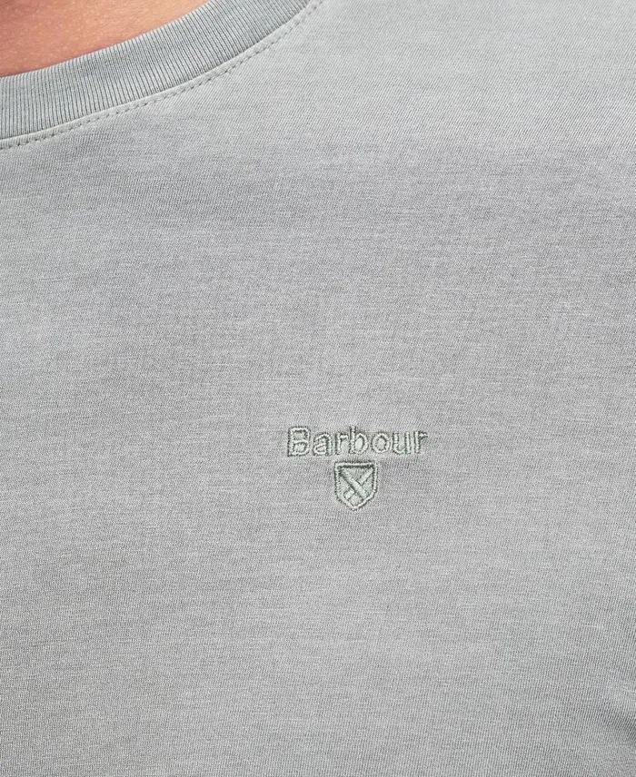 Cotton TShirt Purple Slate Men Barbour TShirts
