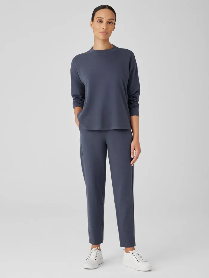 Cozy Brushed Terry Hug Slouchy Pant Ocean Women Eileen Fisher Pants Shorts and Jumpsuits Cozy Brushed Terry Hug Slouchy Pant Ocean Women Eileen Fisher Pants Shorts and Jumpsuits