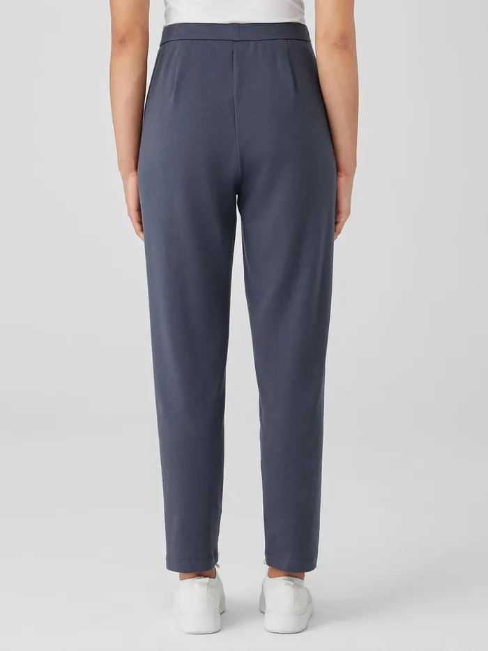 Cozy Brushed Terry Hug Slouchy Pant Ocean Women Eileen Fisher Pants Shorts and Jumpsuits