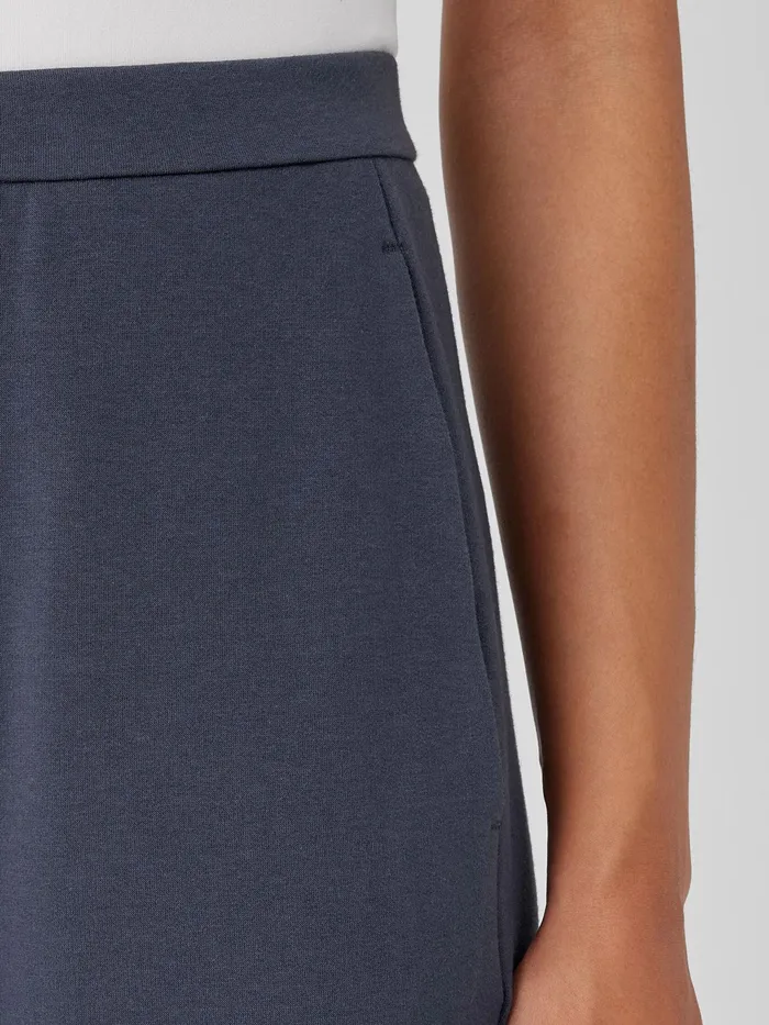 Cozy Brushed Terry Hug Slouchy Pant Ocean Women Eileen Fisher Pants Shorts and Jumpsuits