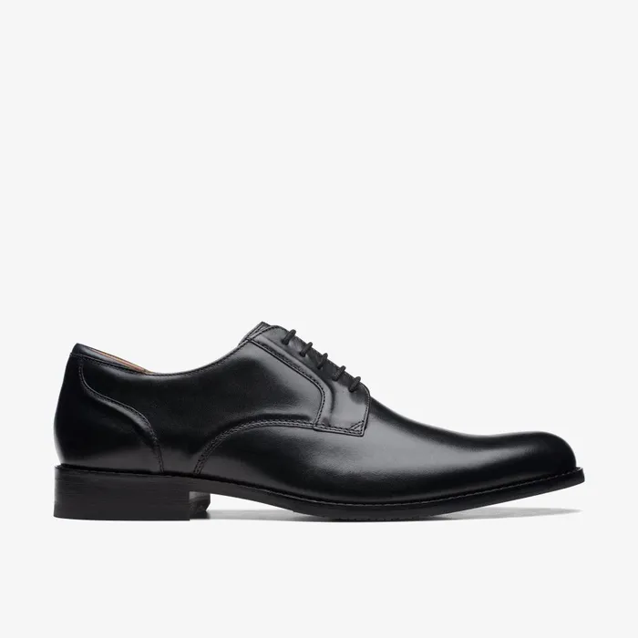 Craft Arlo Lace Black Leather Men Clarks Dress Shoes