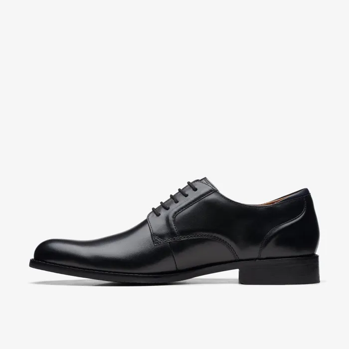 Craft Arlo Lace Black Leather Men Clarks Dress Shoes