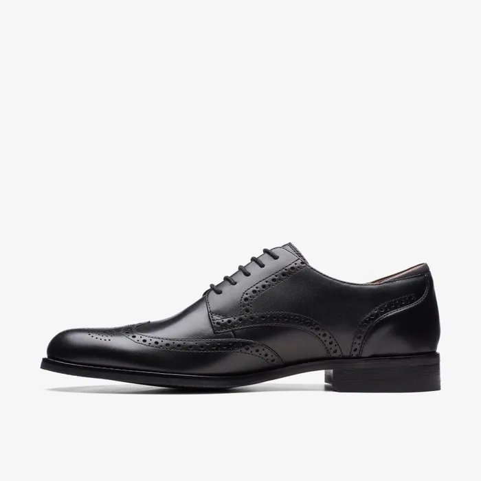Craft Arlo Limit Black Leather Men Clarks Dress Shoes