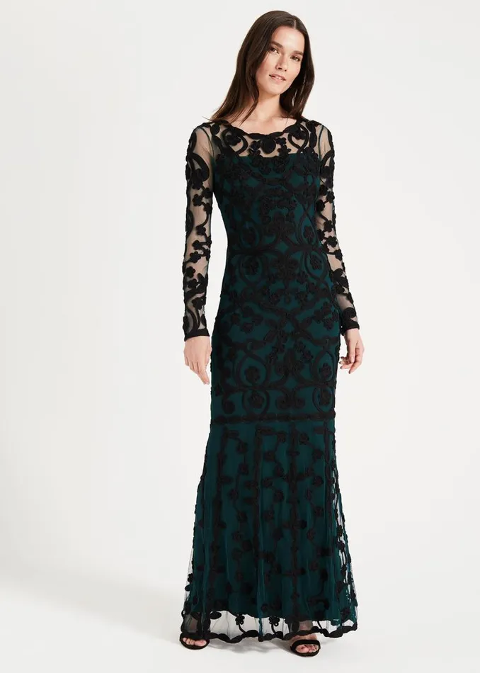 Cristine Tapework Lace Dress Blackjuniper Women Phase Eight Dresses