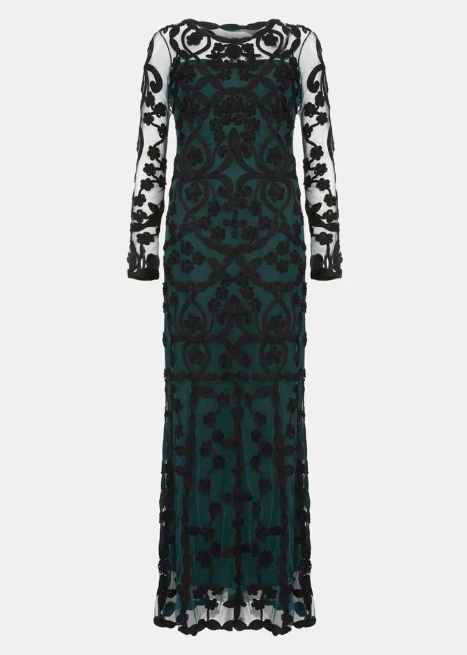 Cristine Tapework Lace Dress Blackjuniper Women Phase Eight Dresses
