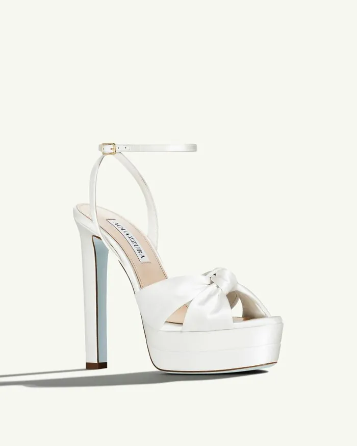 Cupid Bridal Plateau 130 White Women Aquazzura Platforms