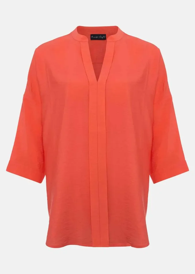 Cynthia Longline Shirt Coral Women Phase Eight Shirts and Blouses