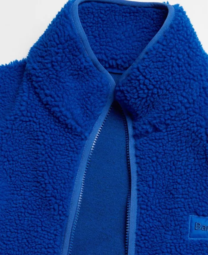 Dale Fleece Bright Blue Men Barbour Fleeces