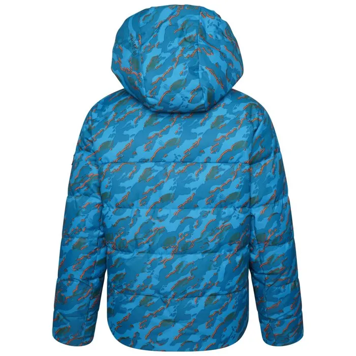Dare 2b About Ski Jacket Blue Camo Print Kids Insulated Jackets