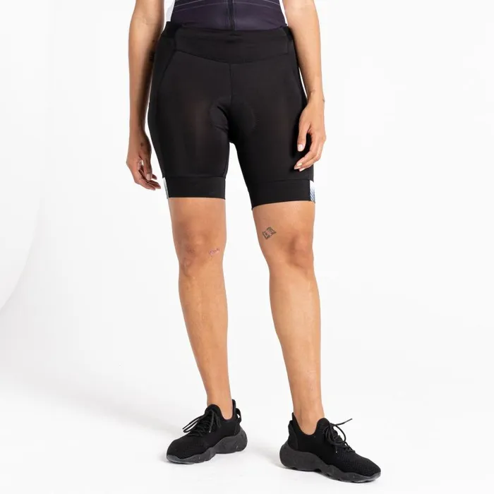 Dare 2b AEP Prompt Lightweight Shorts Black Empowered Print Women Cycling Leggings and Shorts