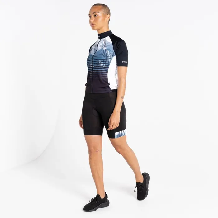Dare 2b AEP Prompt Lightweight Shorts Black Empowered Print Women Cycling Leggings and Shorts