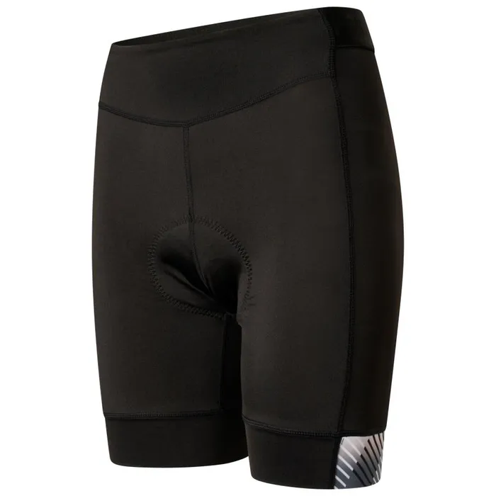 Dare 2b AEP Prompt Lightweight Shorts Black Empowered Print Women Cycling Leggings and Shorts