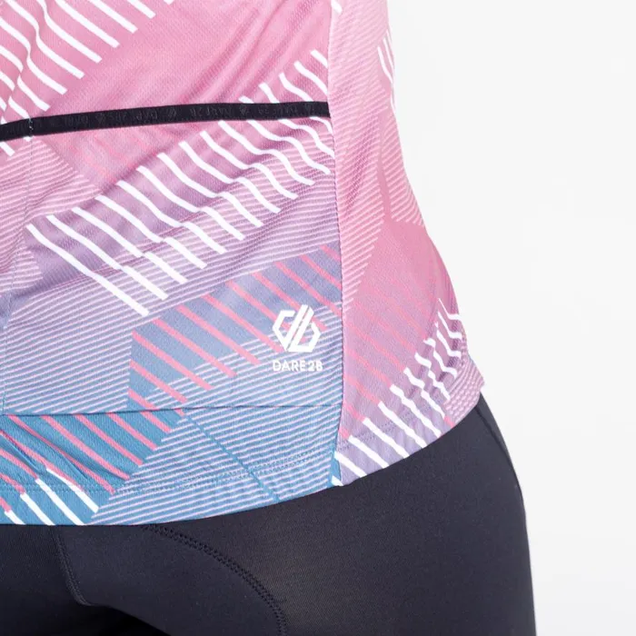 Dare 2b AEP Prompt Lightweight Vest Powder Pink Empowered Print Women Cycling Jerseys