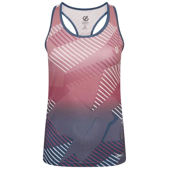 Dare 2b AEP Prompt Lightweight Vest Powder Pink Empowered Print Women Cycling Jerseys