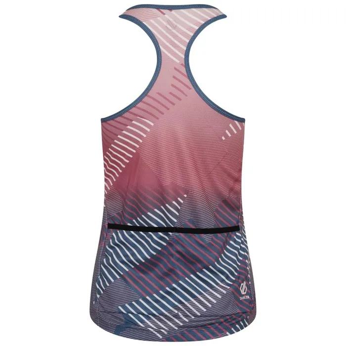 Dare 2b AEP Prompt Lightweight Vest Powder Pink Empowered Print Women Cycling Jerseys