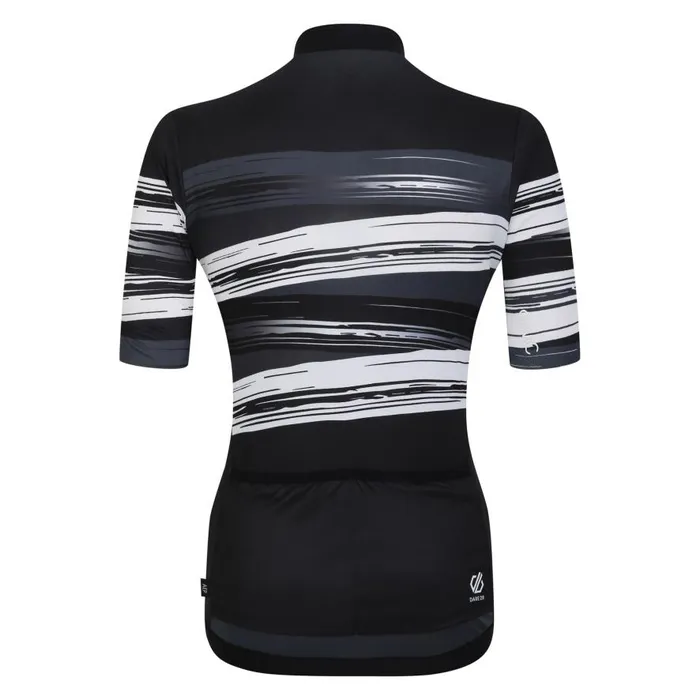 Dare 2b AEP Stimulus Jersey Black Paint Print Women Gym Tops